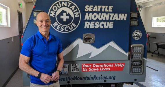Doug McCall, chair of the Seattle Mountain Rescue Board. Photos by Conor Wilson/Valley Record
