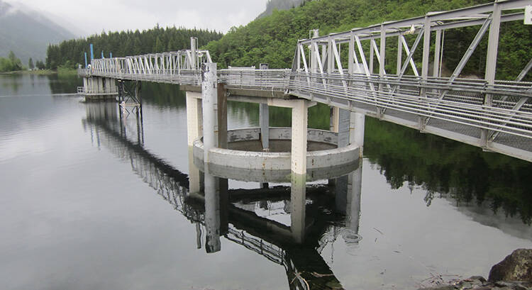 Tolt Dam Reservoir. Photo courtesy of Seattle Public Utilities.