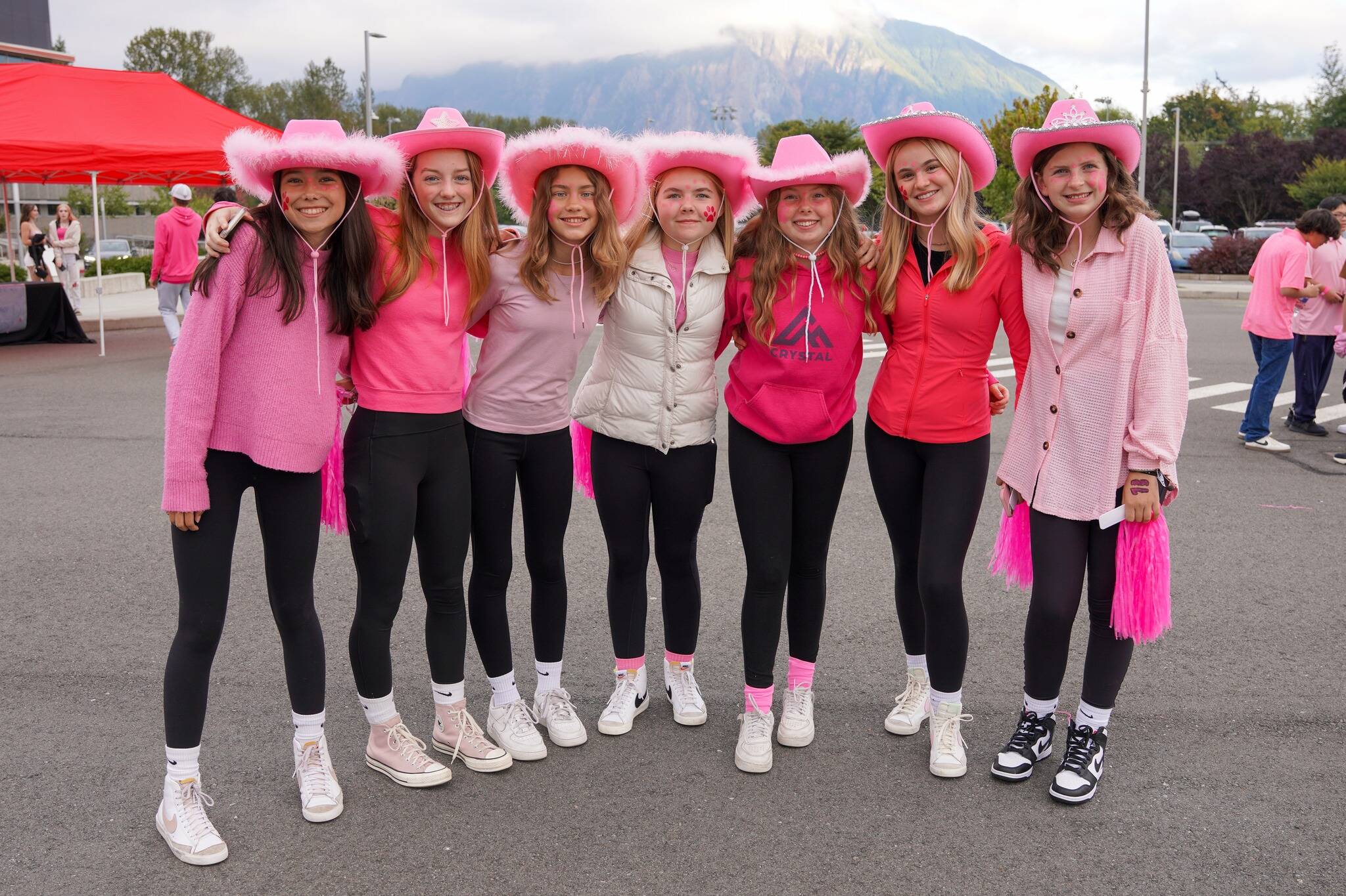 Mount Si High School students pose for a photo at their Homecoming Rally on Sept. 29. (Courtesy photo)