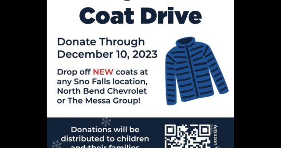 A poster for the Rotary Coat Drive. Courtesy image.
