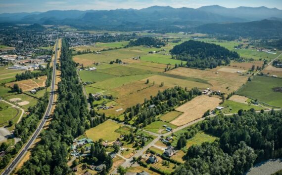 Courtesy photo
An aerial shot of farm land in the Snoqualmie Valley.