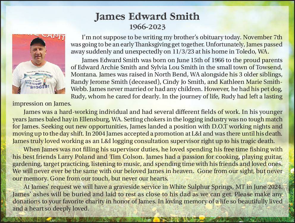 James Edward Smith | Obituary