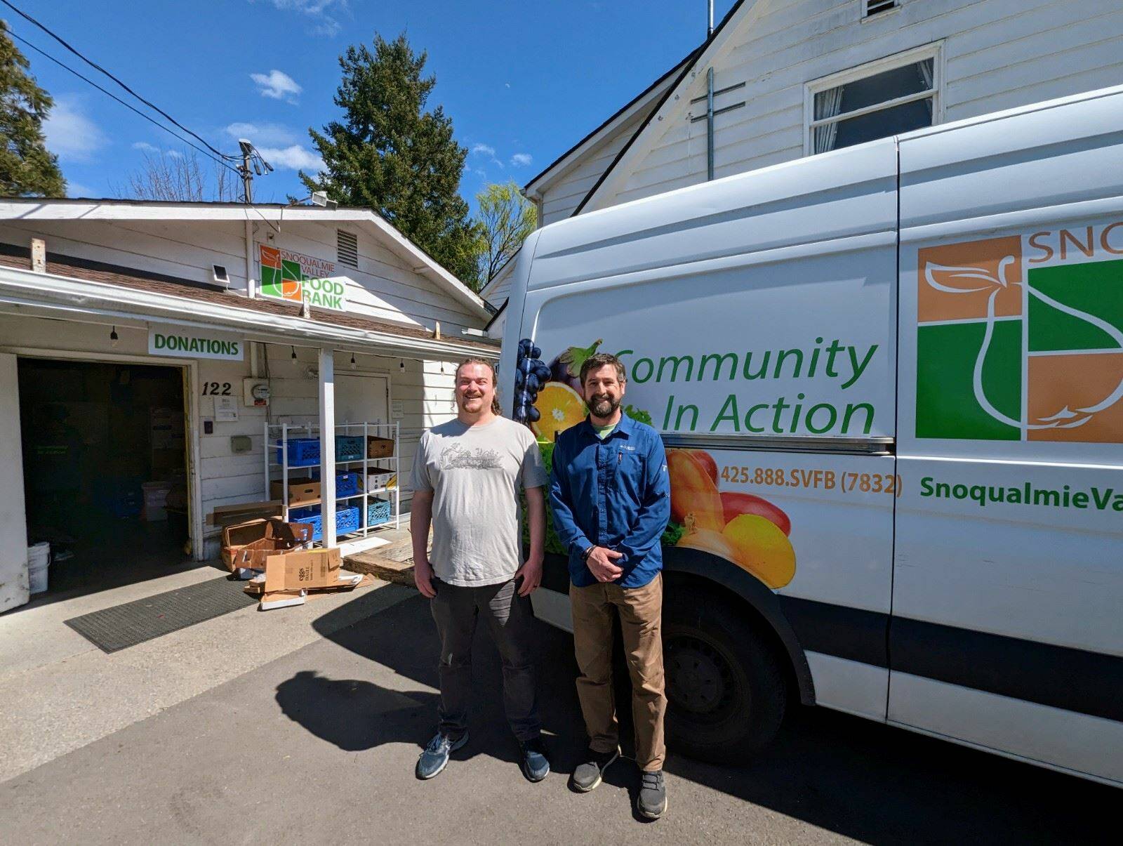 The Snoqualmie Valley Food Bank, which provides food for over 250 households each week, was awarded charitable funds from the Tribe last year. (Courtesy photo)