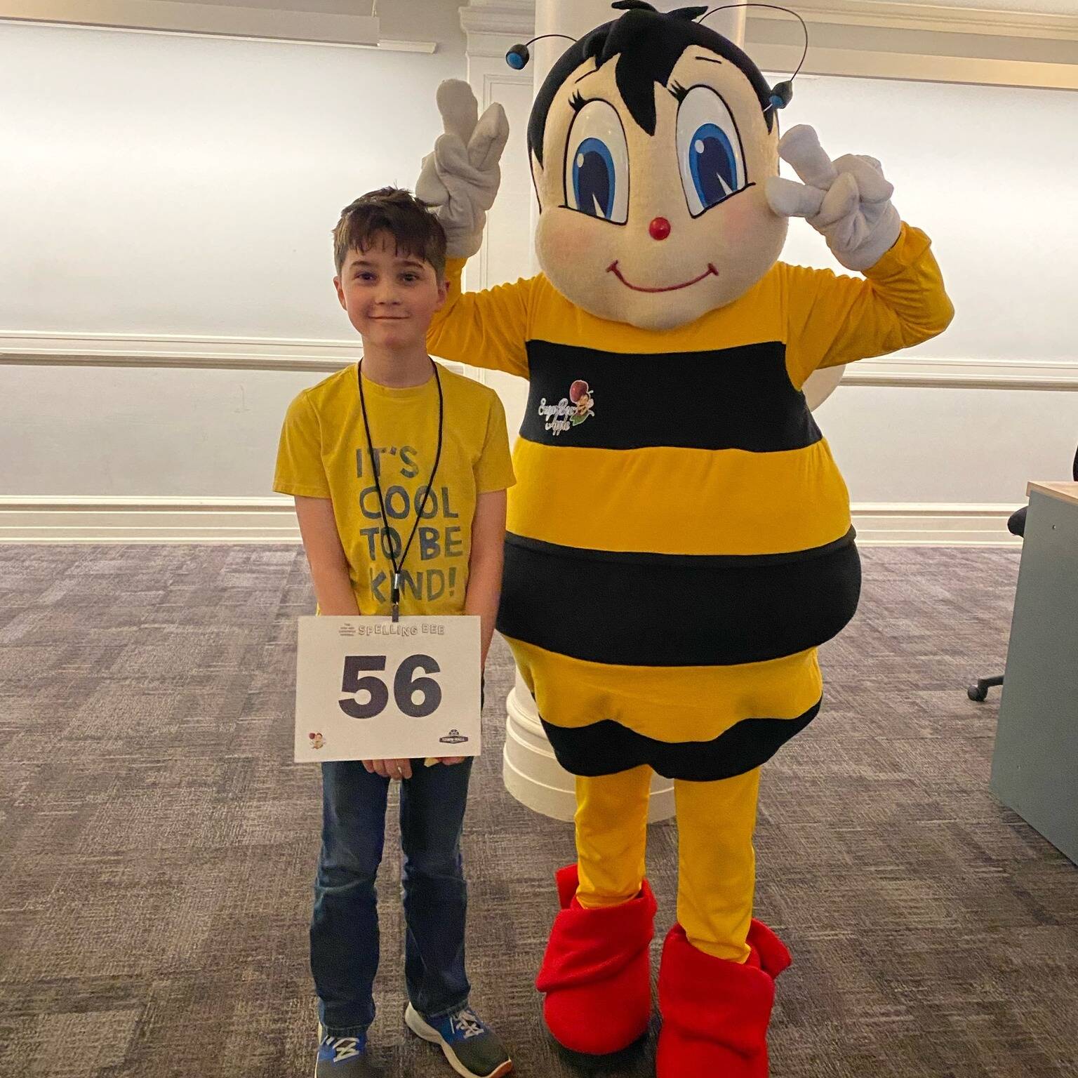 Declan Mallady, a fifth-grader from Snoqualmie Elementary School, won the Regional Spelling Bee of King and Snohomish County on March 30, outspelling 73 competitors. The win qualifies Mallady for the Scripps National Spelling Bee in Washington, D.C., this May. Photo courtesy of Snoqualmie Valley School District