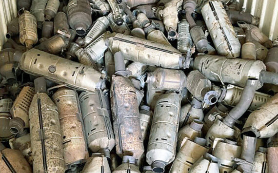 Kent Police recovered nearly 800 catalytic converters in a 2021 bust. File photo