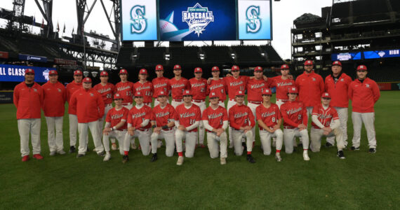 The Mount Si High School baseball team at T-Mobile Park. Photos courtesy of Calder Productions