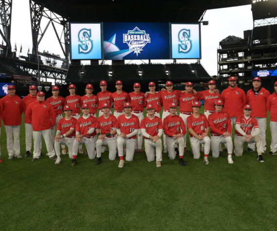 The Mount Si High School baseball team at T-Mobile Park. Photos courtesy of Calder Productions