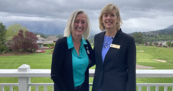 North Bend Mayor Mary Miller (left) and Snoqualmie Mayor Katherine Ross (right). Photo by Mallory Kruml/Valley Record