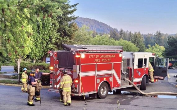 Snoqualmie Fire Engine 115 will be replaced by the new engine come early fall. Photo courtesy of the Snoqualmie Fire Department