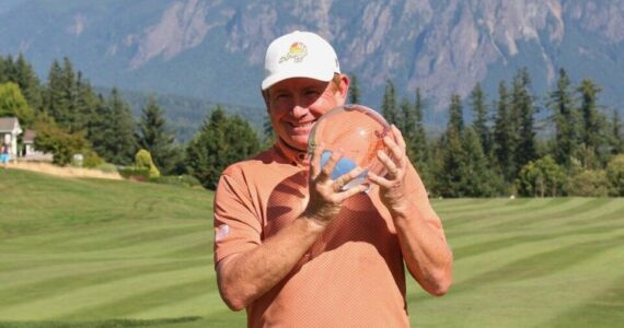Steve Allan won the 2025 Boeing Classic by one stroke over second round leader Stewart Cink at Snoqualmie Ridge. Photo by Jim Nicholson