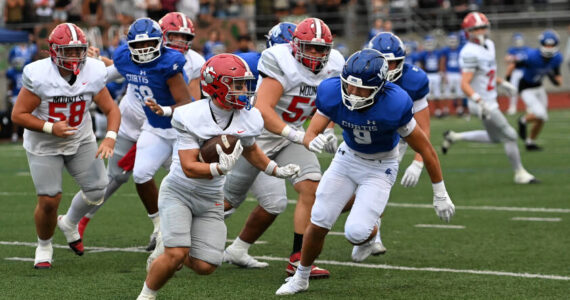 The Mount Si High School Wildcats lost to Curtis High School in their season opener Sept. 5 on the road by a score of 30-14. Photo courtesy of Calder Productions