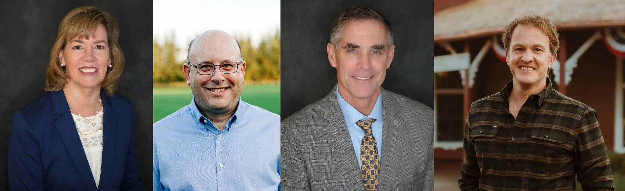 Pictured left to right: Katherine Ross, Jim Mayhew, Ethan Benson, Dan Murphy.