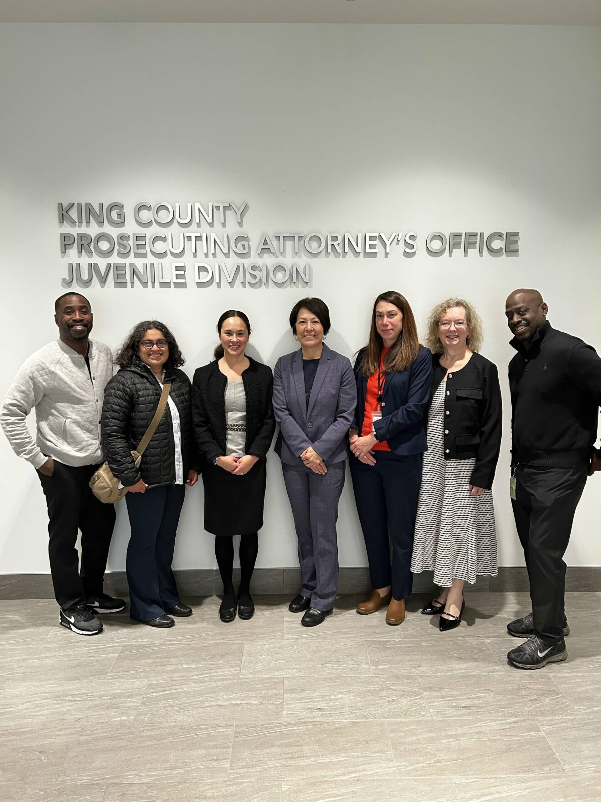 Prosecuting Attorney Leesa Manion with Assistant Chief of the Juvenile Division, Jamie Kvistad, prosecutor Diana Chen, and members of the CLASS Team, who are helping schools evaluate threat assessment procedures. Courtesy photo.