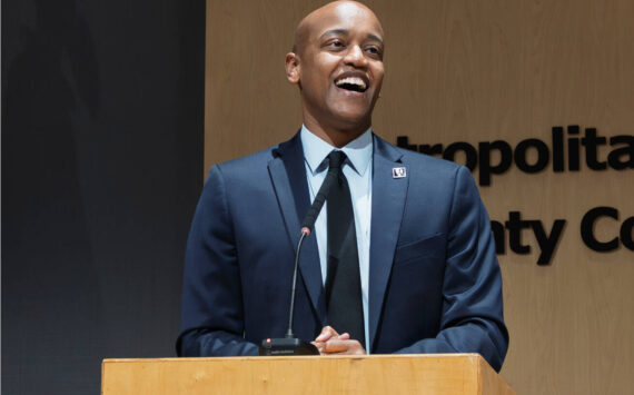 New King County Executive Girmay Zahilay speaks after his Nov. 25 swearing in during a County Council meeting in Seattle. COURTESY PHOTO, King County