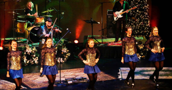 Electric violin maestro Geoffrey Castle welcomes the Seattle Irish Dance Company and others for this year’s Christmas in Washington Concert Series. Courtesy Christmas in Washington