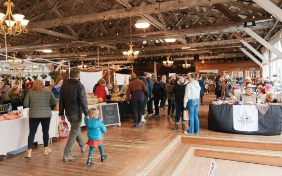 Carnation Farms holiday market. Photo courtesy of Carnation Farms