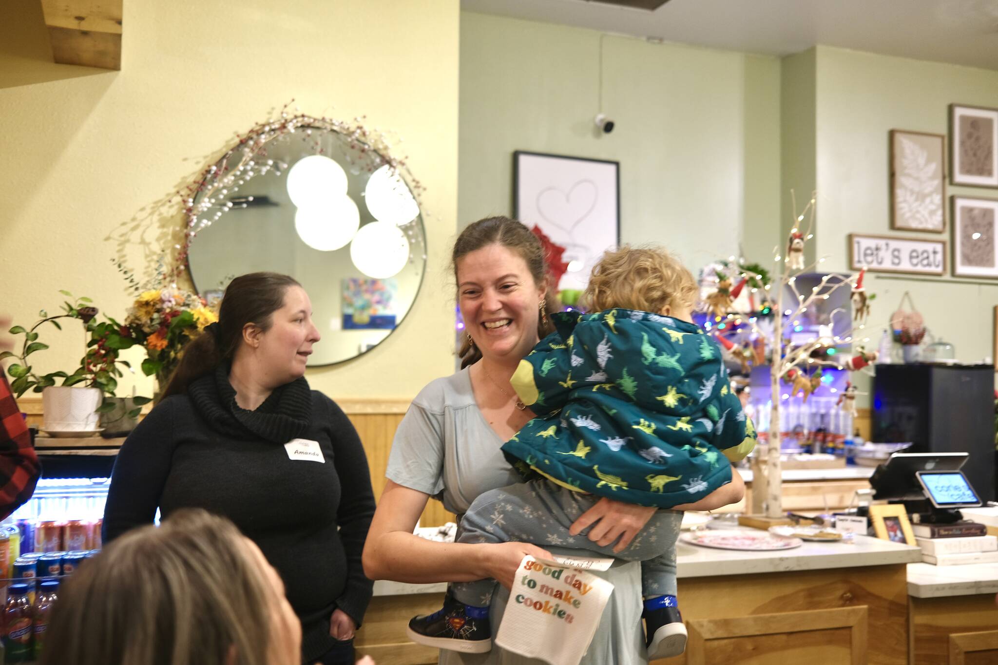 Friends and family of Corie’s Cafe owner Corie Goodloe tally the votes at the Great Duvall Bake Off, Dec. 6, 2025. Photos by Grace Gorenflo/Valley Record
