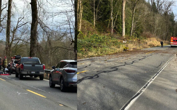 Two different photos from the scene of the incident. Courtesy photos