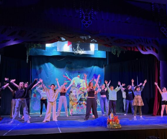 <p>Youth members of Cascade Community Theatre rehearse their January 2026 show, &ldquo;The Little Mermaid Jr.&rdquo; Photo courtesy of Cascade Community Theatre</p>