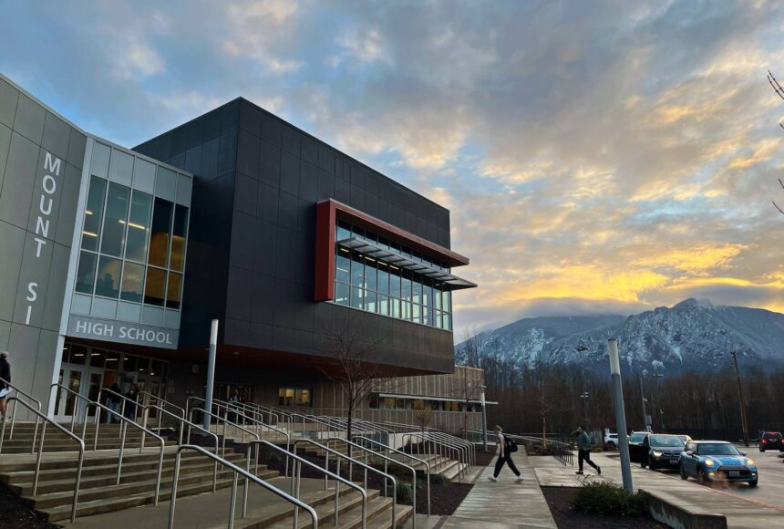 <p>Mount Si High School. (Photo courtesy of Snoqualmie Valley School District)</p>