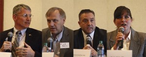 Hopefuls for the 5th District’s state House of Representatives seats explain their goals at a Friday