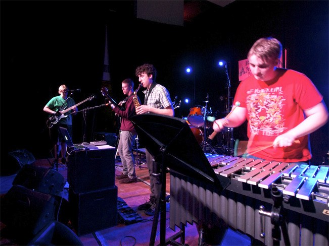Courtesy Photo Local teen rock band Felonious Monk won the Cedarcrest High School Battle of the Bands