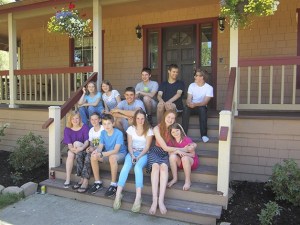 North Bend student Rebecca Mott's home school speech and debate club