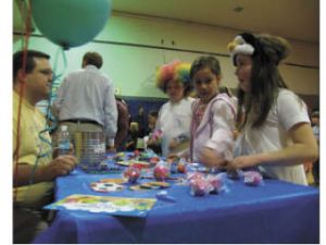 Opstad students Andrea Scott