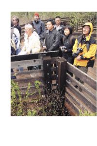 The group visits Stillwater Bog in Snoqualmie during the tour