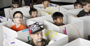 Boxes turn into an exciting vehicle for play in Encompass' Mighty Machines camp