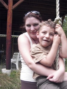 Mom Jennifer and son Dillyn