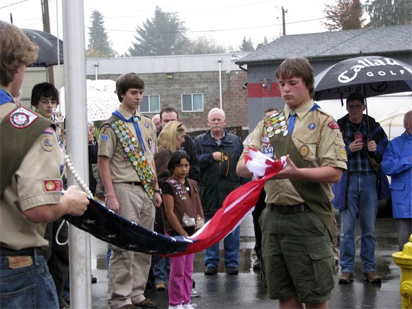 New Carnation flag flies with help from clubs, Scouts