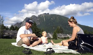 Her dad enjoys pizza