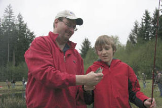 Dad Russell and son Jeffrey Dunn
