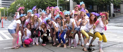 Cheer team rocks at marathon competition