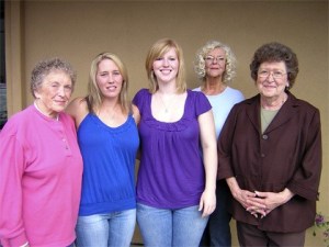 Mount Si grad Cortney Tubbs is attending college this fall with help from a Snoqualmie Valley Hospital Auxiliary scholarship. Pictured are