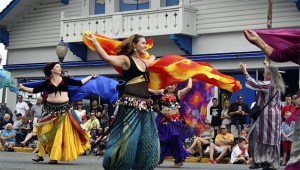 Veils of the Nile swirl on North Bend Way. The Festival at Mount Si parade returns at 10:30 a.m. Saturday