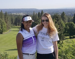 Caitlin Maralack left and Kat Hodgson