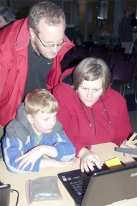 Members of the Thurston family of Snoqualmie — father Richard