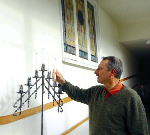 Setting up a candelabra