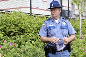 Topper Jim Van Diest collects 'beer goggles.'