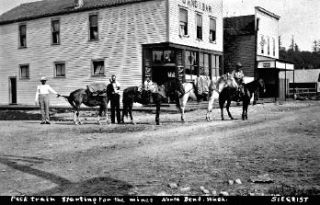Passing the U and I Bar in downtown North Bend