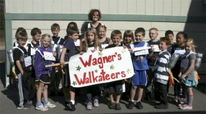 Up, up and away: Wagner's Walkateers win for spirit at elementary fundraiser | Photo