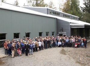 Donors and members of the Northwest Railway Museum gathered Saturday