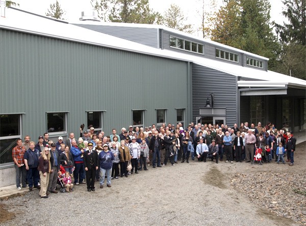 Donors and members of the Northwest Railway Museum gathered Saturday