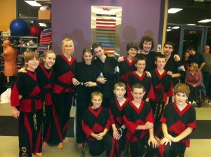 Black belt recipients included Daniel Green