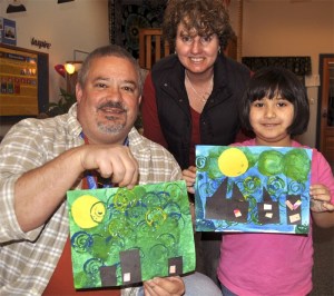 Front Row Graphics gives preschool art help for a starry night