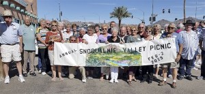 Snoqualmie Valley residents wintering in Arizona gathered on Groundhog's Day for the annual snowbird lunch in Yuma