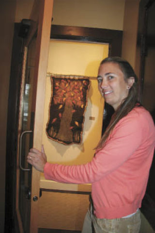 Opening the entry to the newly opened Fall City Inn