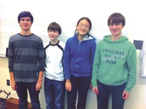 Junior All-State Band musicians from Twin Falls Middle School are